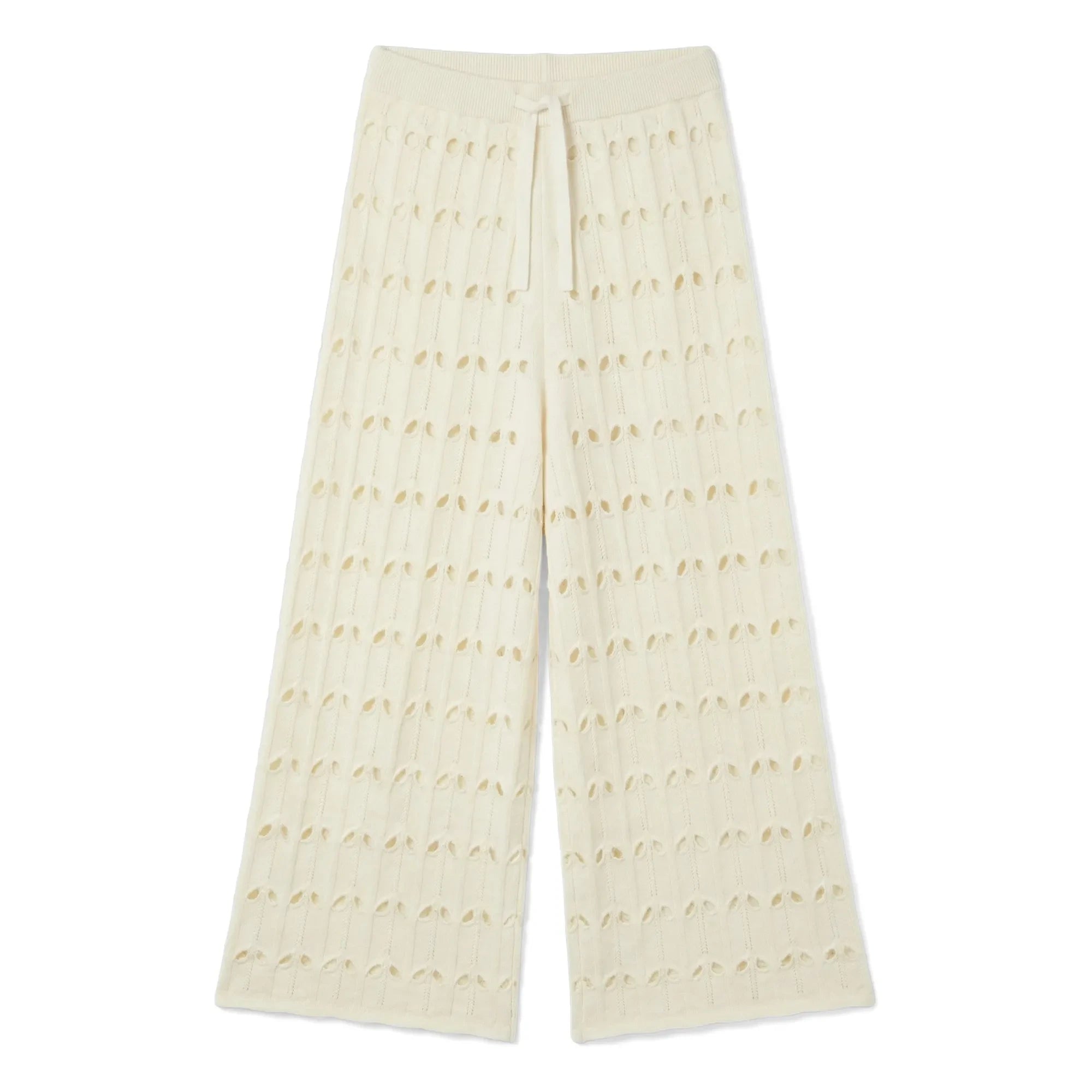 Zimmermann - Pantalón de punto calado | Blanco