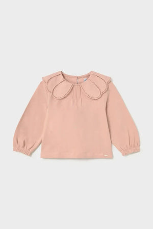 Blusa Mayoral de algodón y elastano para niña