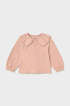 Blusa Mayoral de algodón y elastano para niña