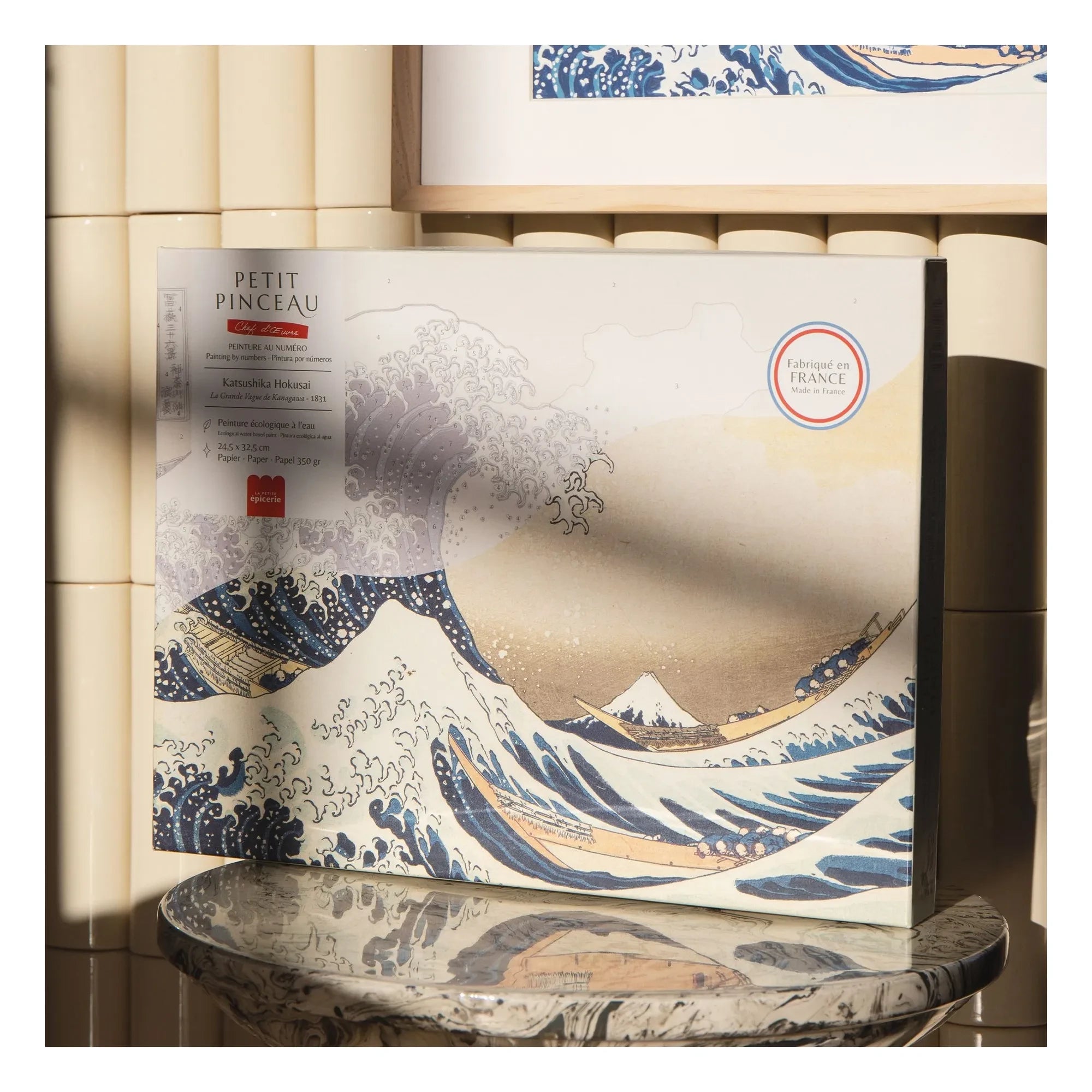 La Petite Épicerie - Kit de pintura por números - La Gran Ola de Kanagawa