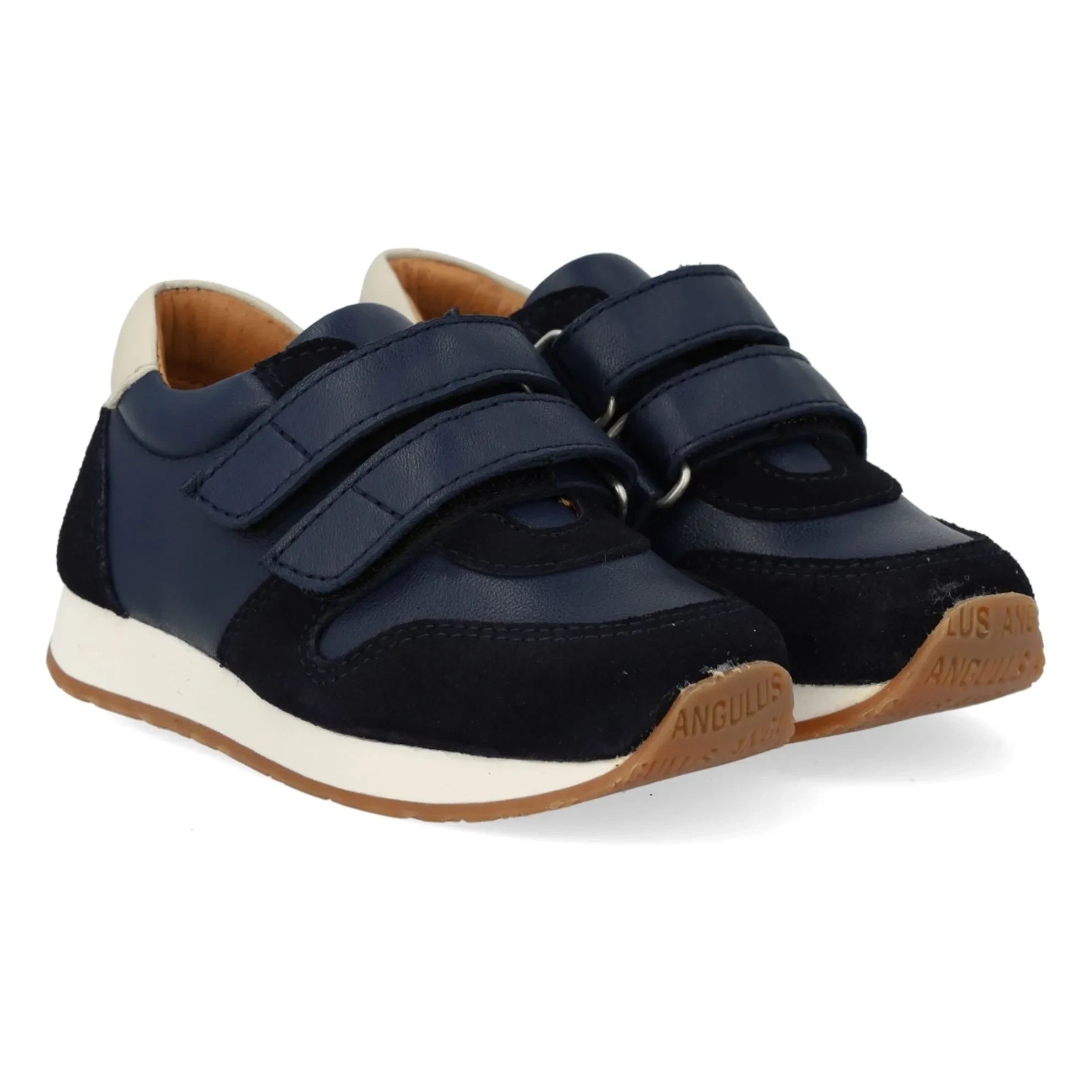 Angulus - Zapatillas deportivas de doble raya | Azul marino