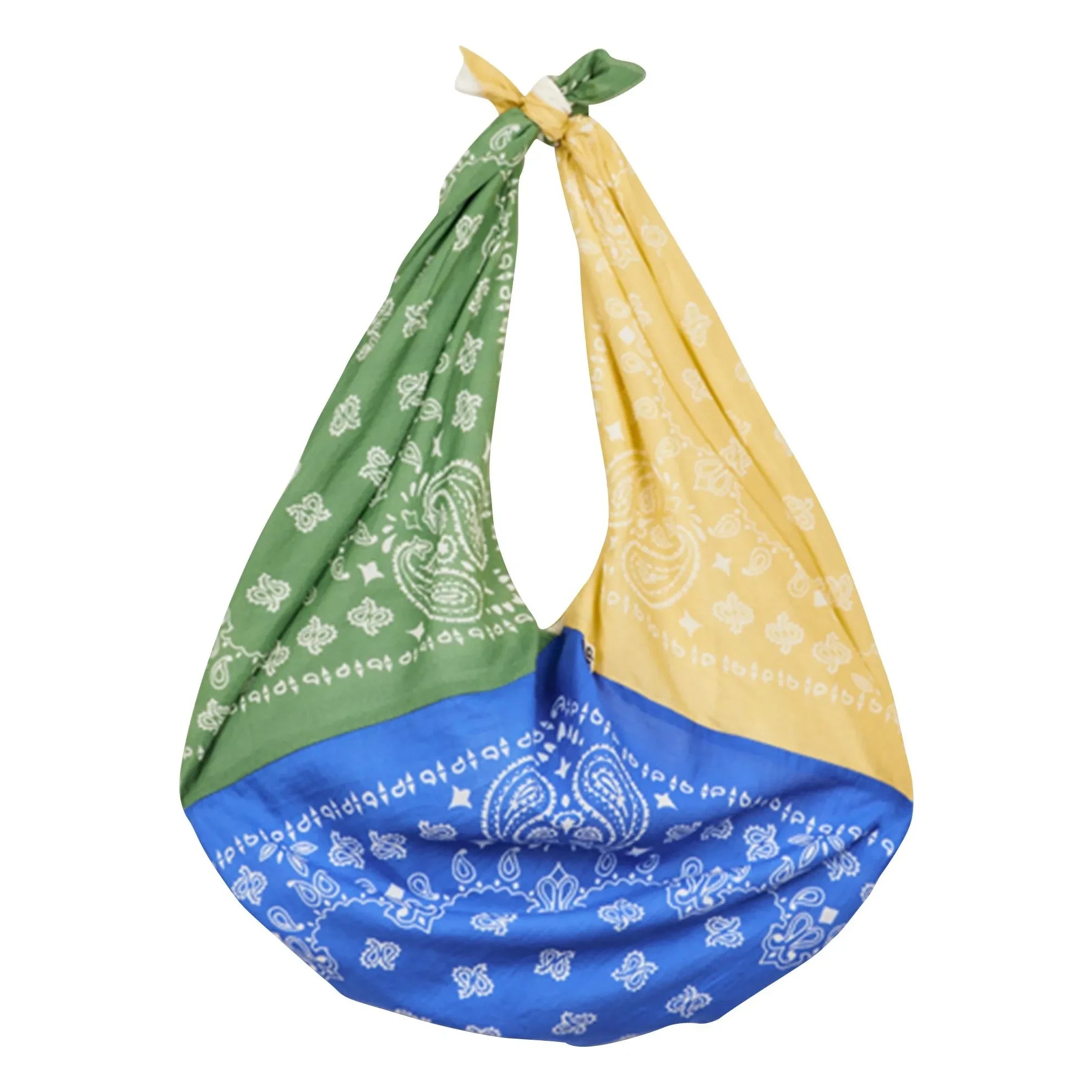 a.p - Bandana de gasa de algodón para bolso | Azul