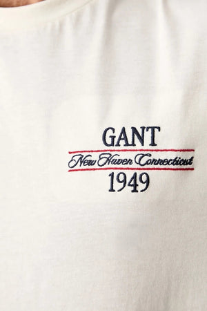 Camiseta de algodón para hombre Gant