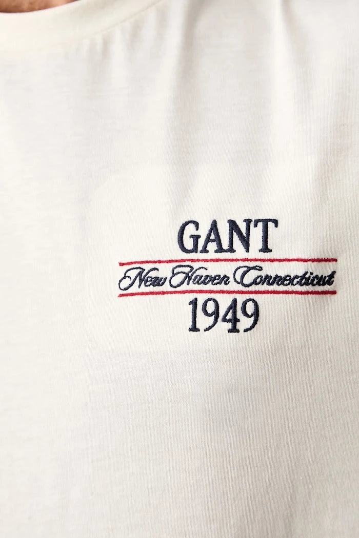 Camiseta de algodón para hombre Gant