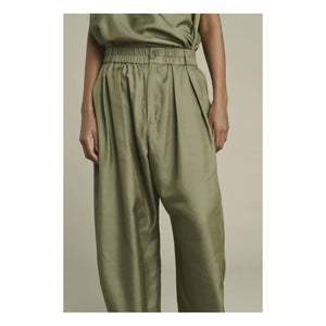 Soeur - Pantalones de seda Vernon | Verdete
