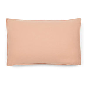 Haomy - Funda de almohada de gasa de algodón | Rosa Beige
