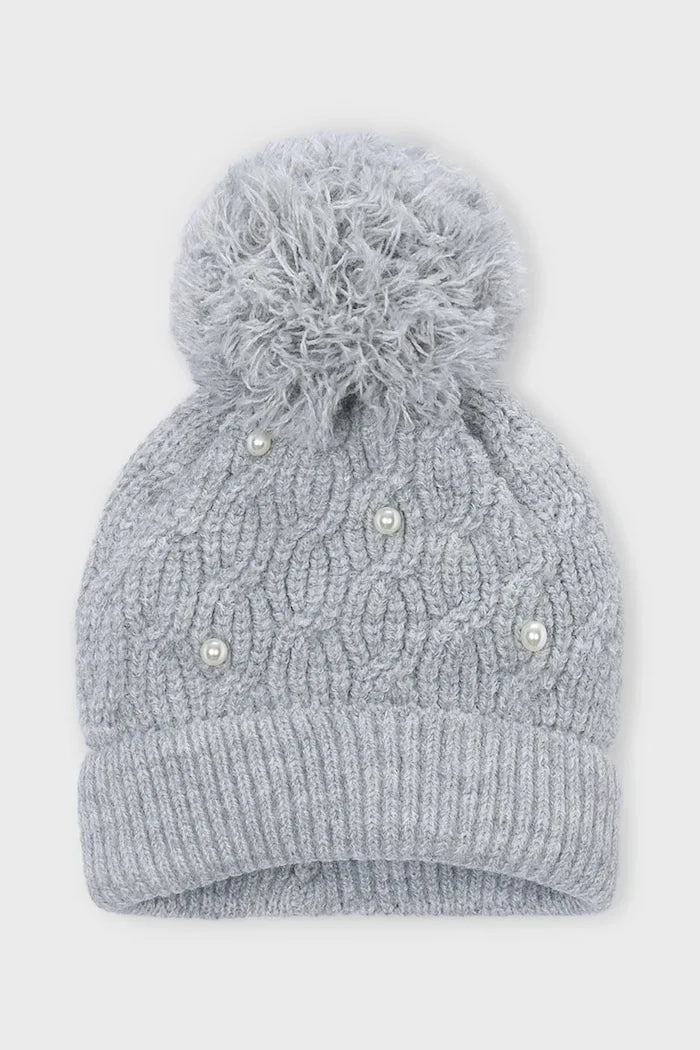 Gorro infantil Mayoral con pompón de lana