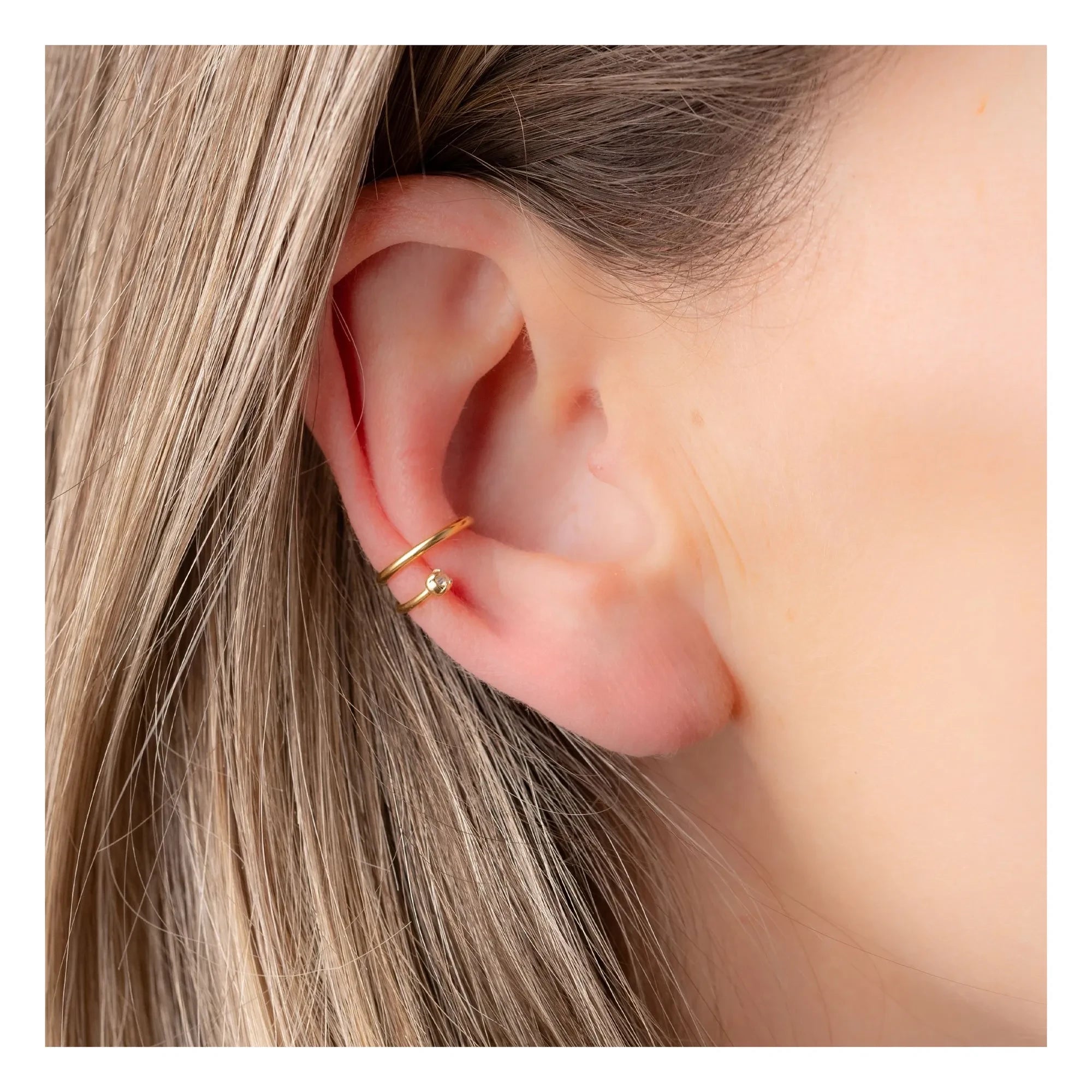 Abril, por favor - Pendiente Earcuff Ernest | Champán