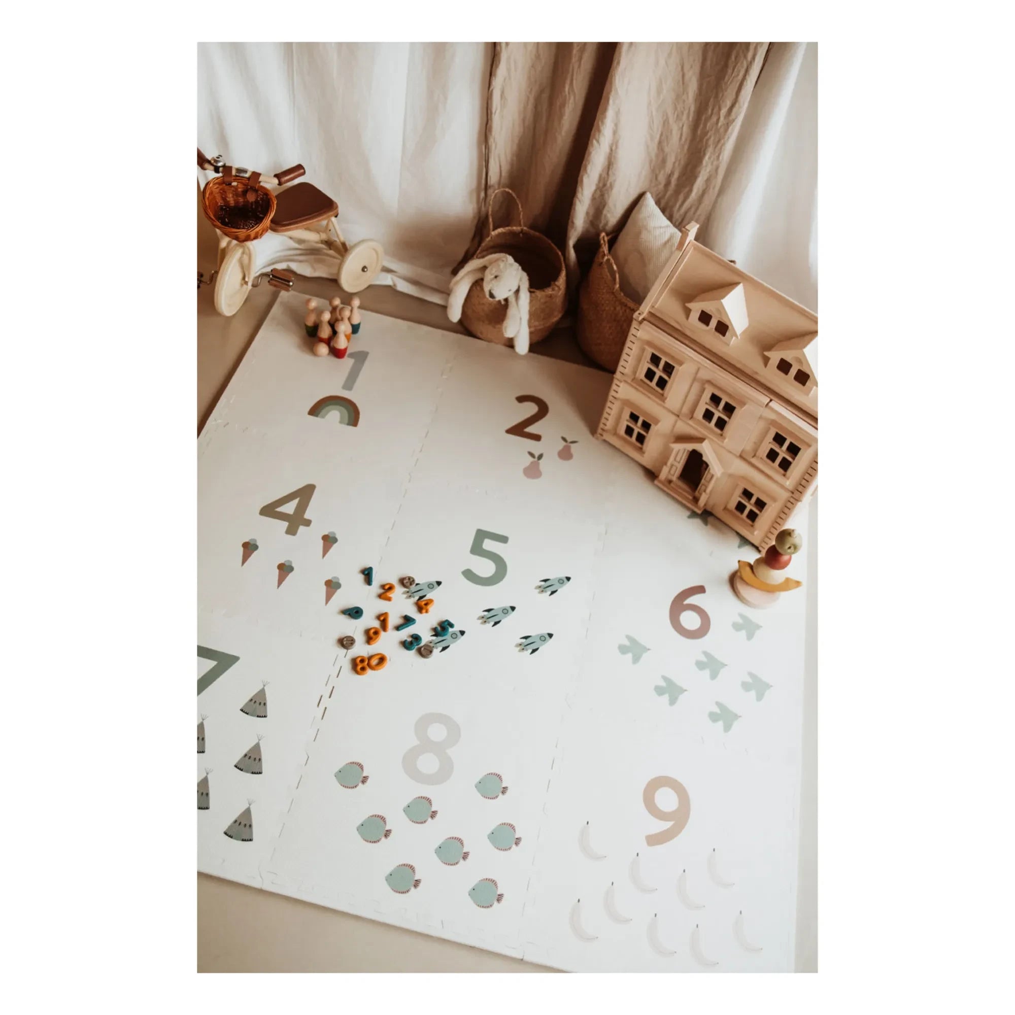 Play and Go - Esterilla de juego modular Tiloo - Número