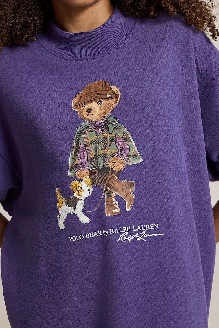 Vestido de jersey de algodón Polo Ralph Lauren