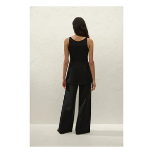 Faithfull the Brand - Top de lino y algodón Syna | Negro