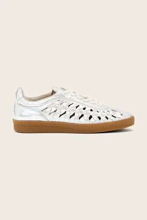 Deportivas de piel Velma Woven Sneaker para mujer de AllSaints