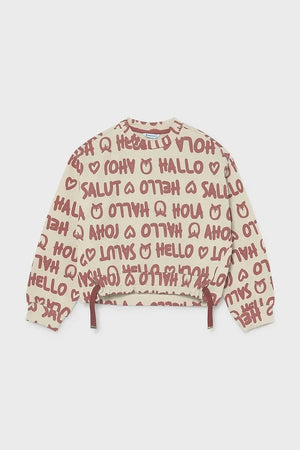 Sudadera infantil de algodón Mayoral