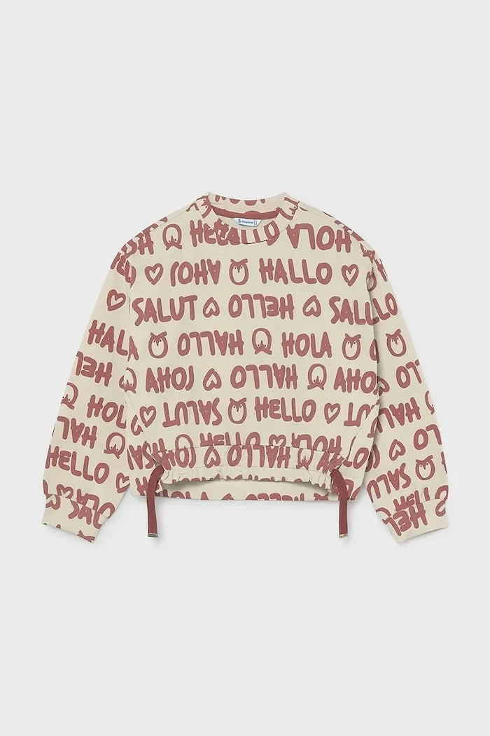 Sudadera infantil de algodón Mayoral