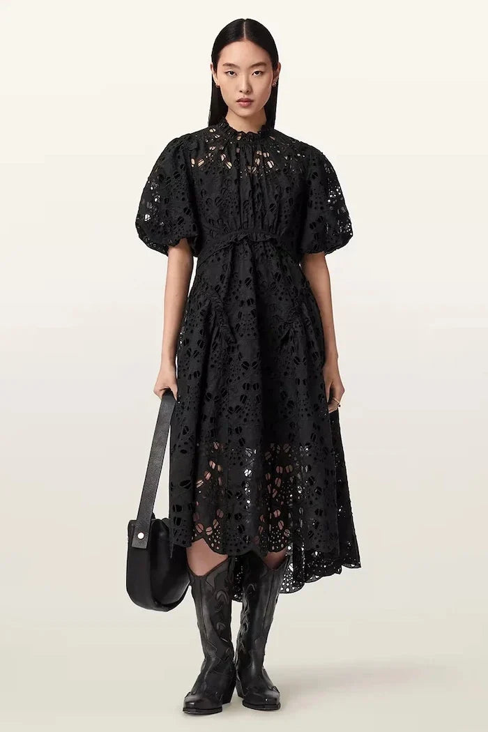 AllSaints Vestido acampanado ODETTE