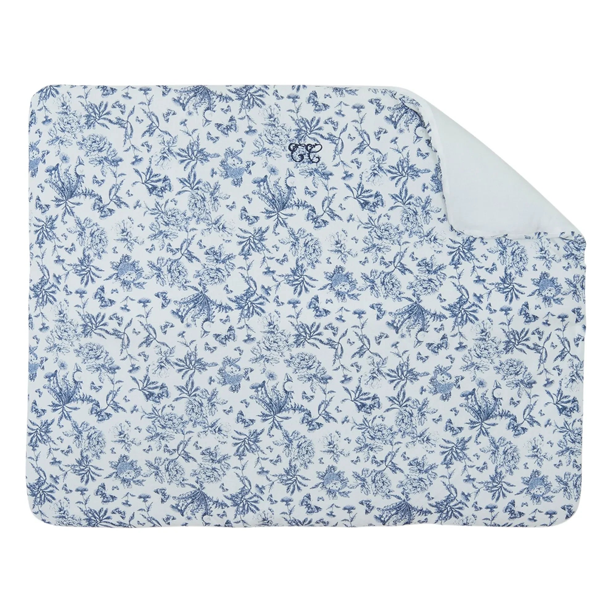 Tartine et Chocolat - Manta Toile de Jouy azul marino