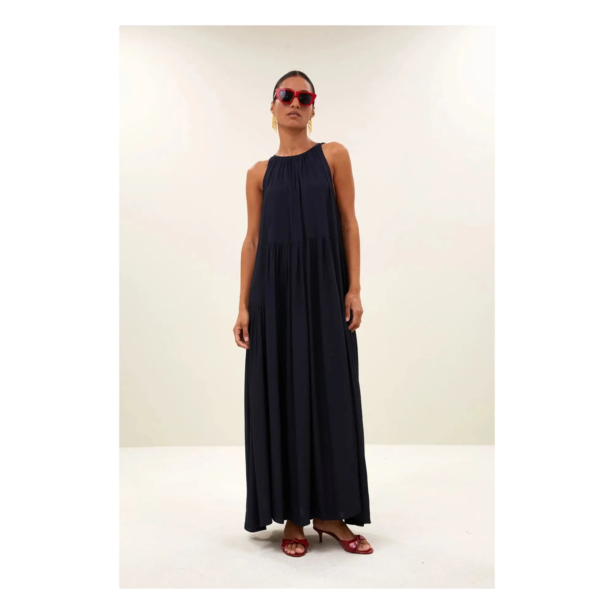 By Bar - Vestido Peggy | Azul marino