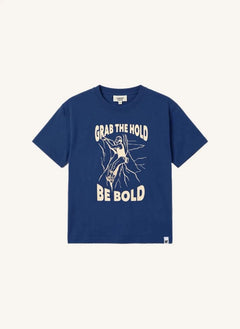 Hundred Pieces - Finn Climb Camiseta de Algodón Orgánico | Gris azul