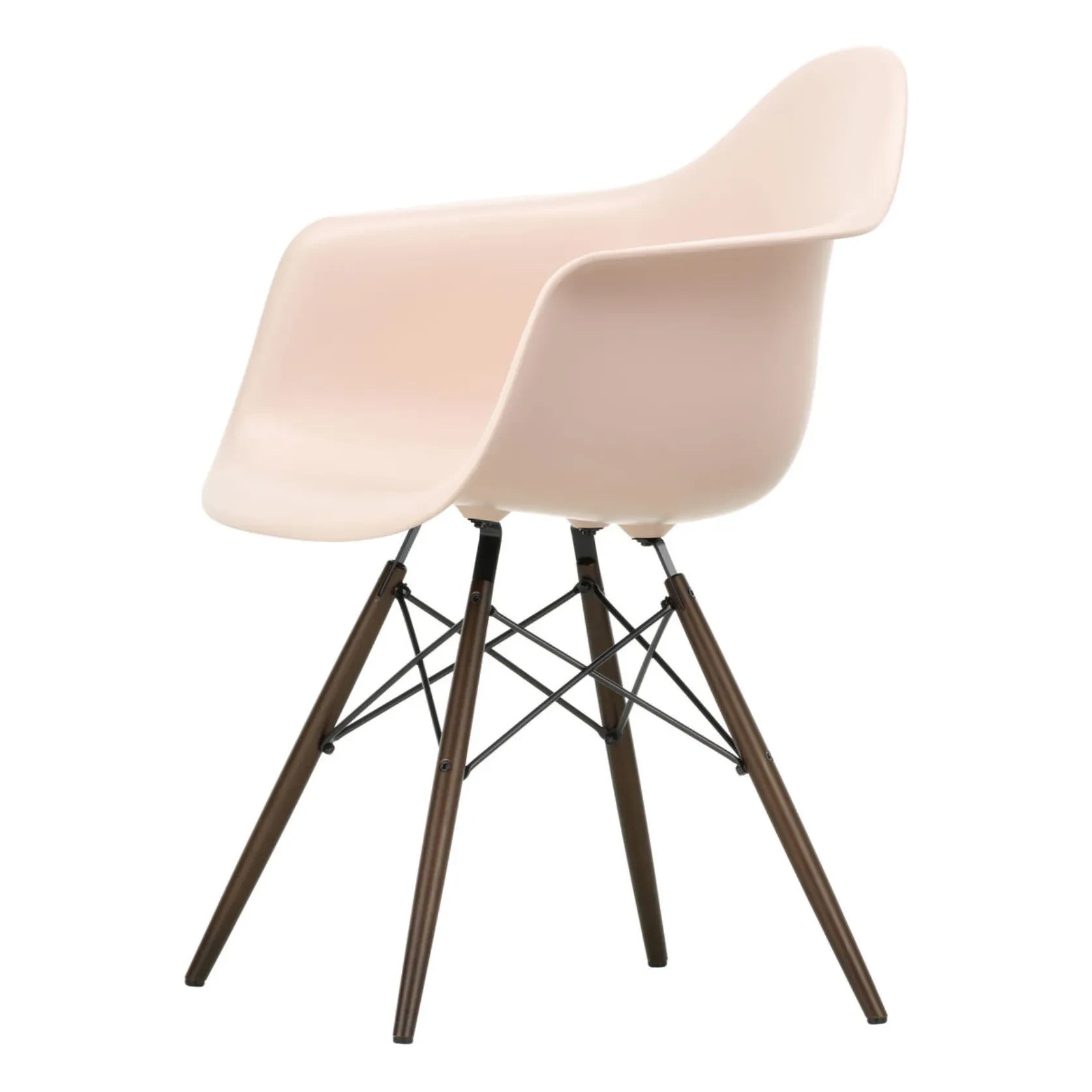 Vitra - Silla DAW - base de arce - Charles & Ray Eames | Rosa suave