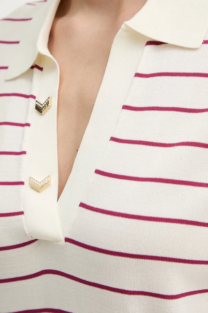Camiseta con cuello Liu Jo