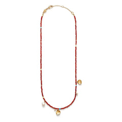Anni Lu - Collar Harmony marrón | Rojo