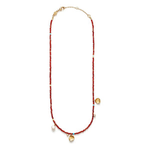 Anni Lu - Collar Harmony marrón | Rojo
