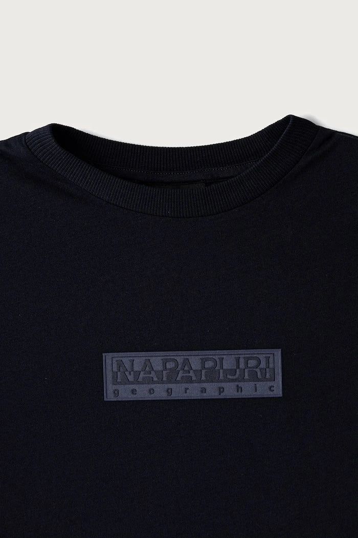 Camiseta de manga larga de algodón para niños S-NEW BOX LOGO LS