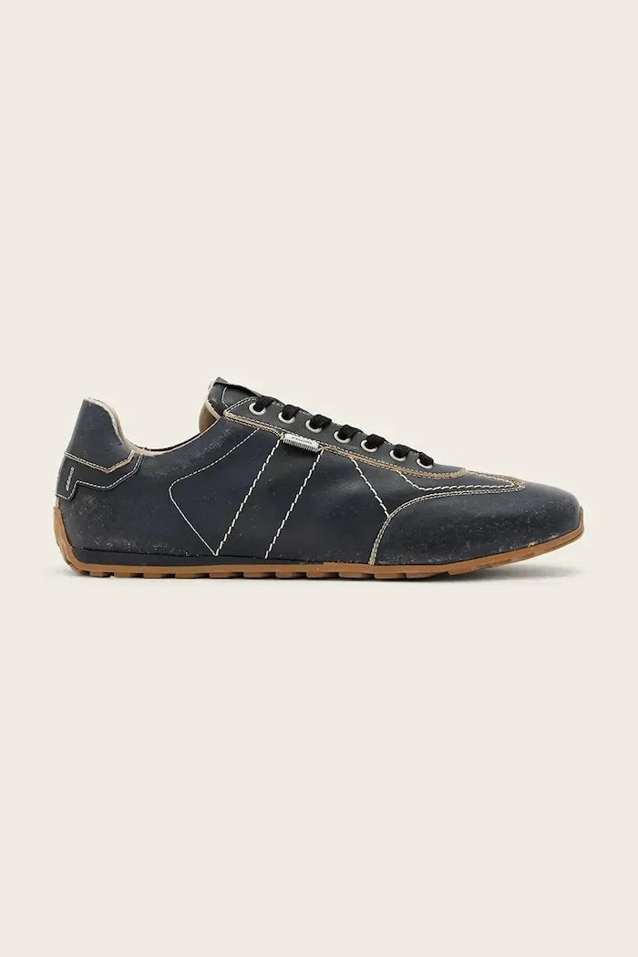 Zapatillas deportivas de cuero de corte bajo AllSaints Liam para hombre