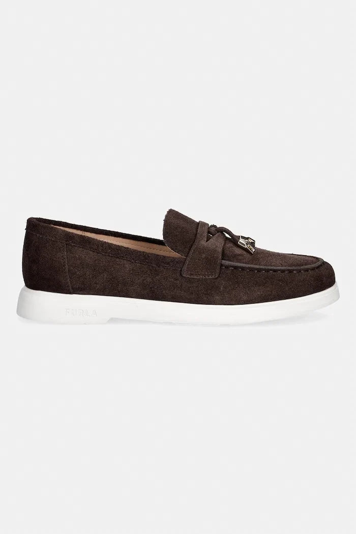 Mocasines Goccia de ante para mujer Furla