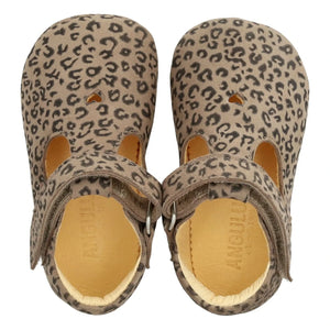 Angulus - Zapatillas de Leopardo de Ante | Marrón