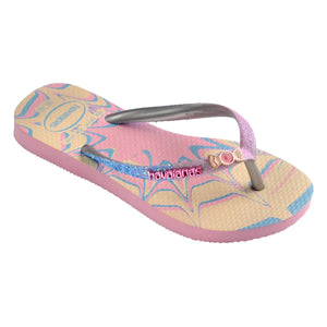 Havaianas - Slim Glitter Chanclas de dedo de moda | Rosa