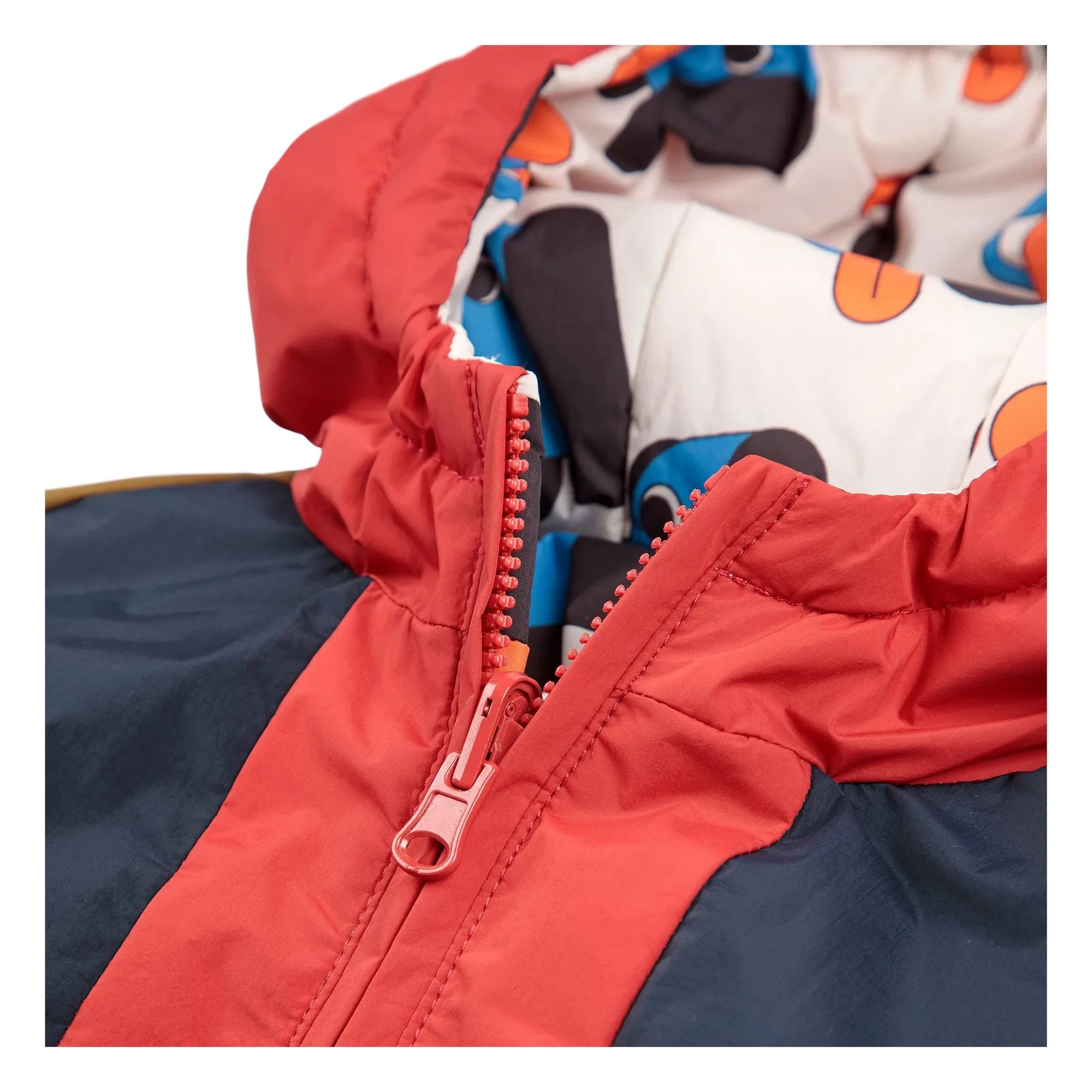 Bobo Choses - Chaqueta impermeable de fibra reciclada reversible para bebé | Azul