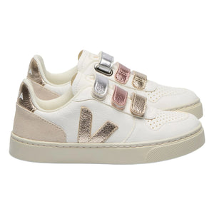 Veja - V-10 Leather Scratch Sneaker O.T. | White