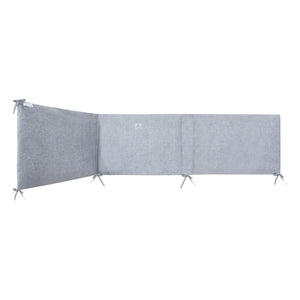 Tartine et Chocolat - Protector de cuna Foliage | Gris