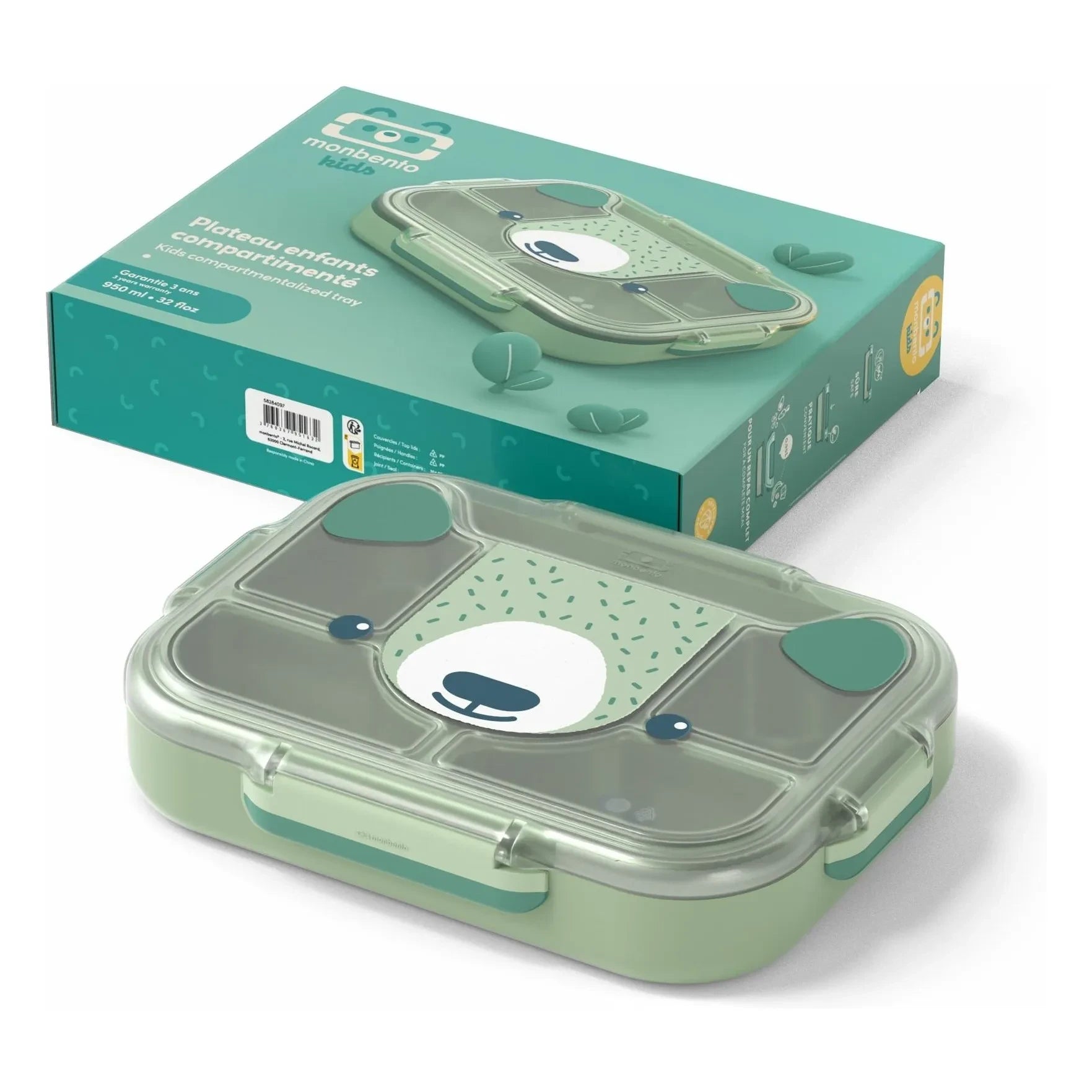 Monbento - MB Wonder Bear fiambrera | Verde