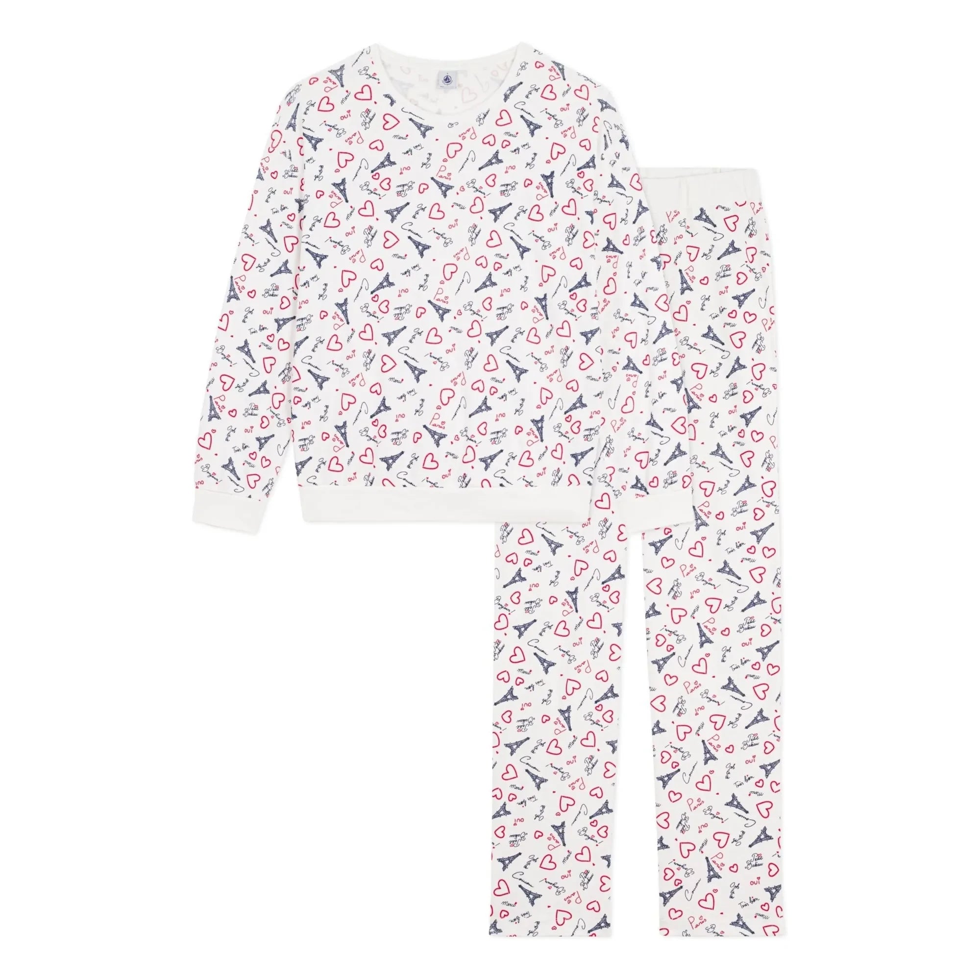 Petit Bateau - Pijama París | Blanco