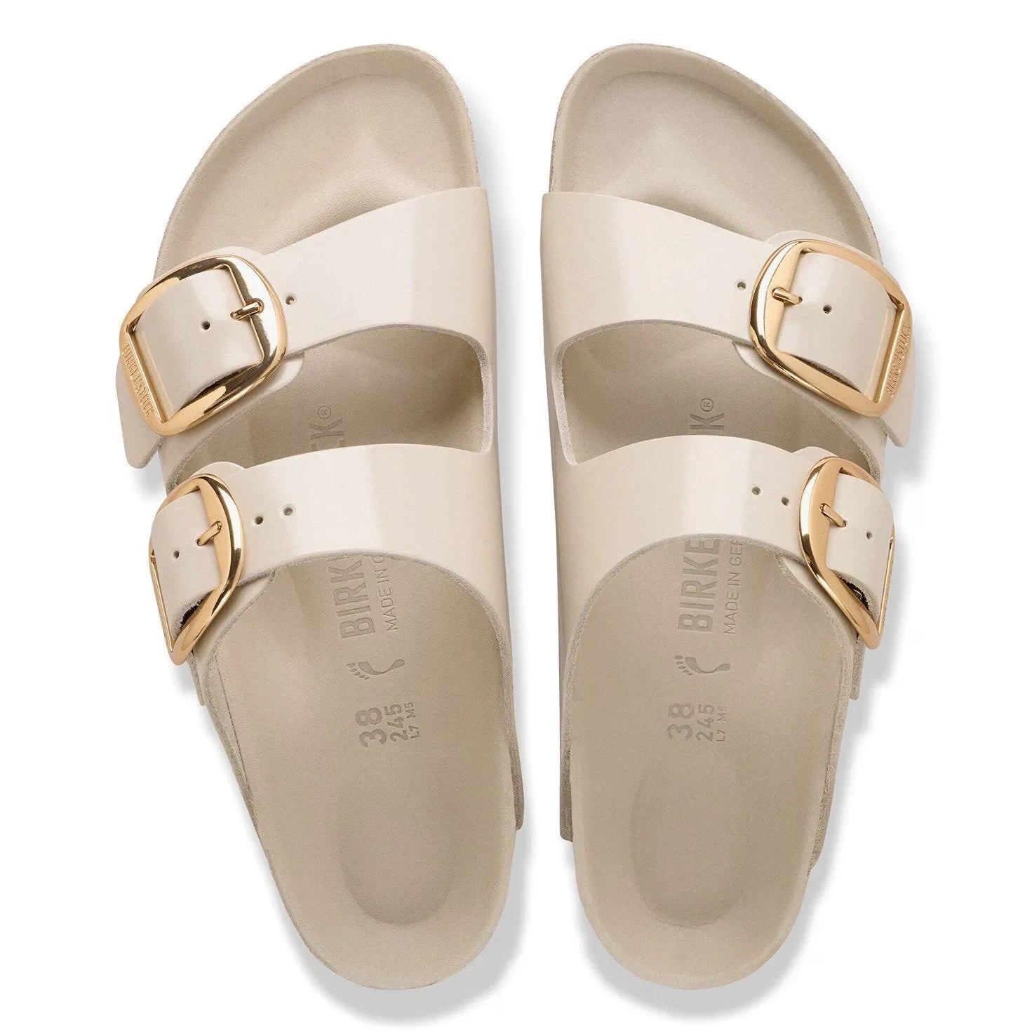 BIRKENSTOCK - Big Buckle Sandaletler | Krem