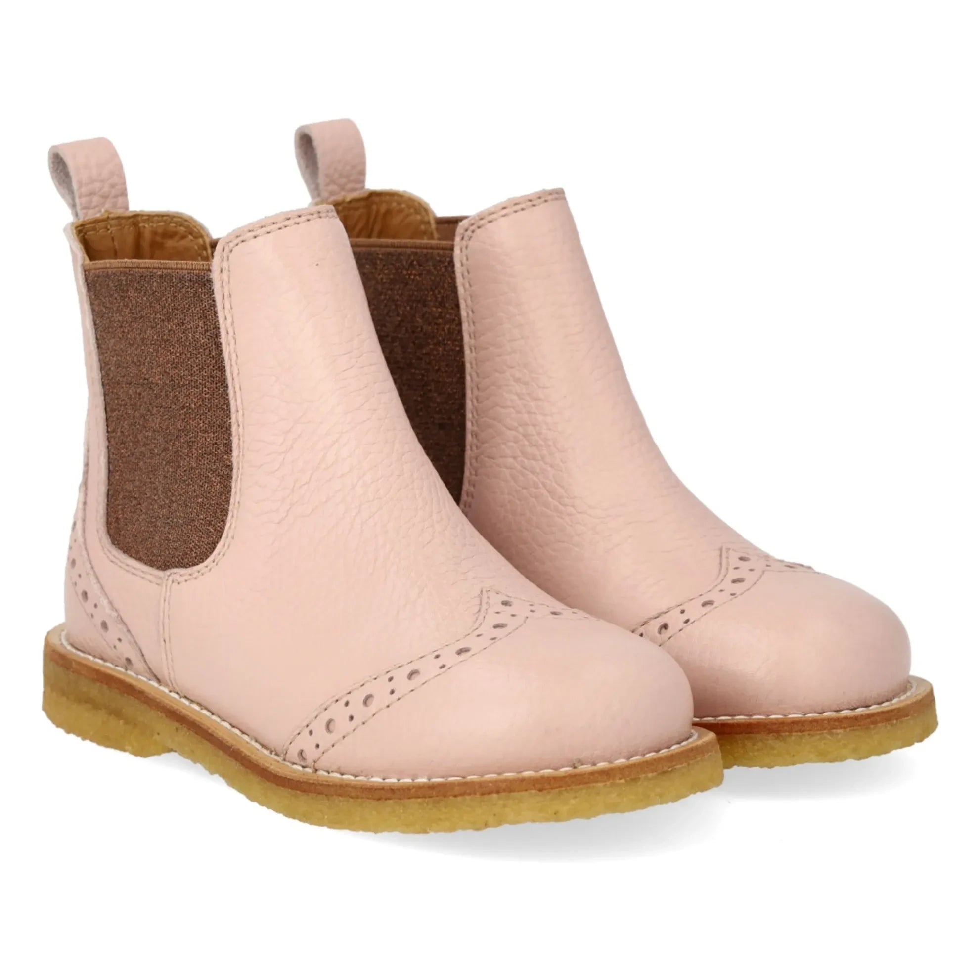 Angulus - Chelsea Brogue Botlar | Pembe