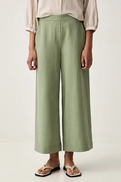 Pantalón de lino de mujer de pernera ancha Marc O'Polo