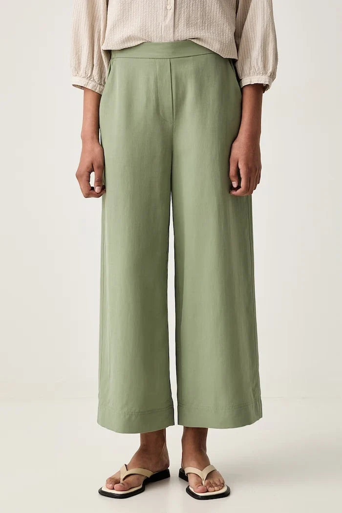 Pantalón de lino de mujer de pernera ancha Marc O'Polo