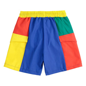 Bobo Choses - Bañador tipo bermuda con bloques de color | Azul