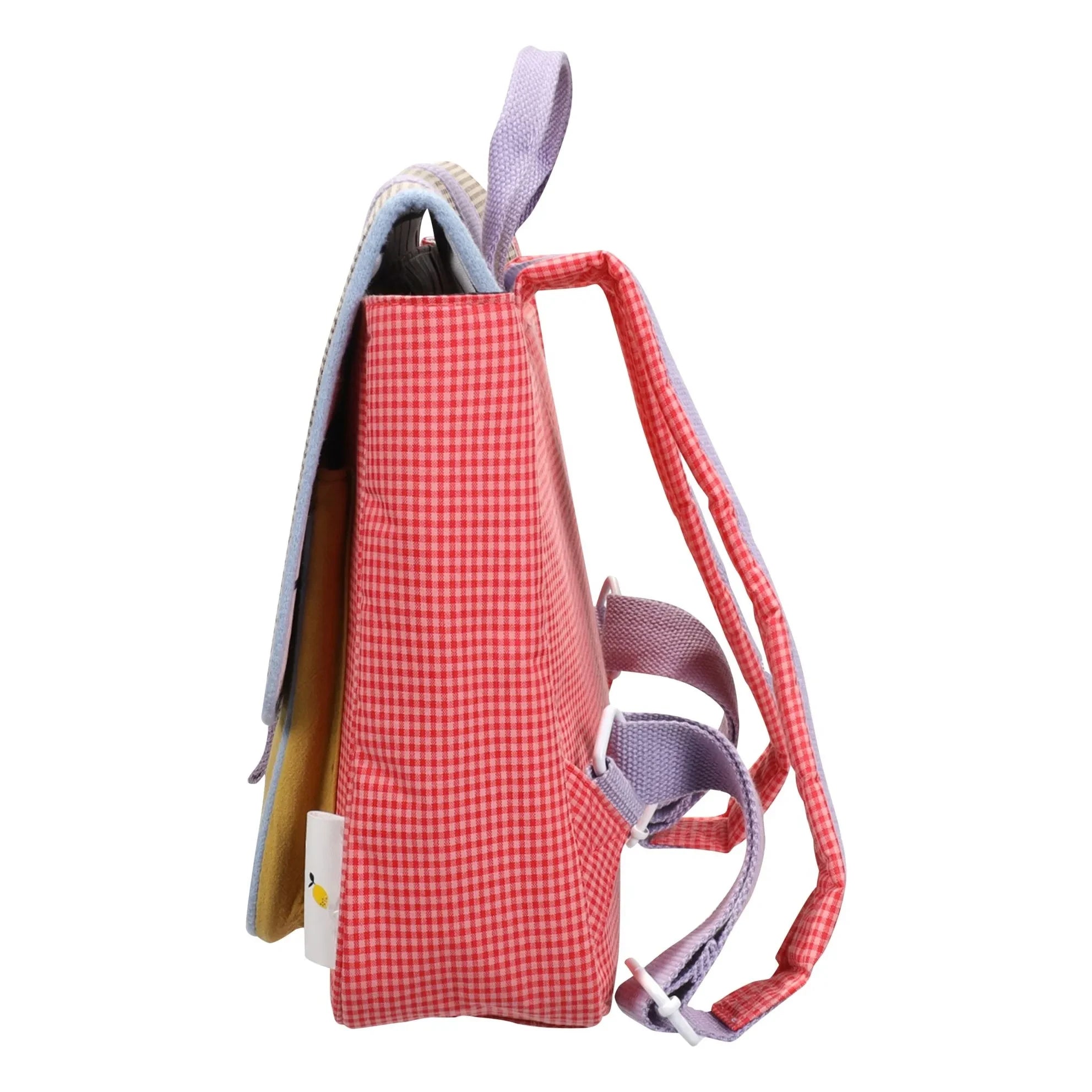 Sticky Lemon - Satchel Fleur Kareler | Bolsos boise en tonos rosa