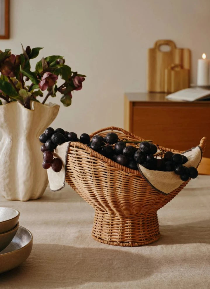 Broste Copenhagen - Cesta de mimbre Annika
