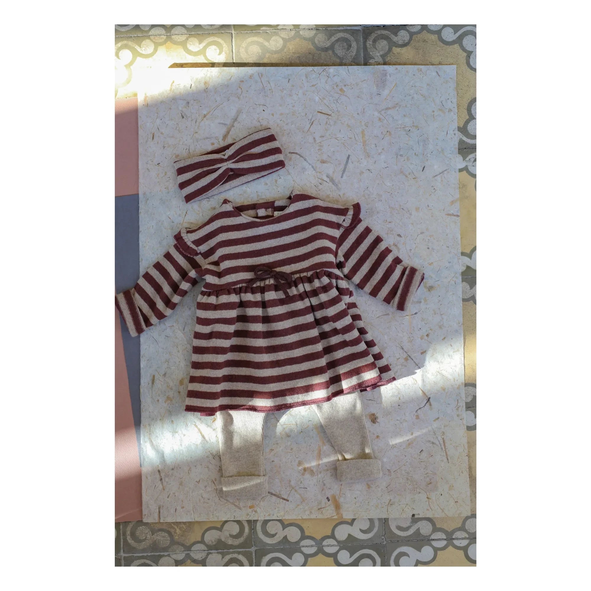 1+ en la familia - Mallas Marti | Beige jaspeado