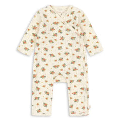 Konges Sløjd - Mono Pointelle Minnie Floral de Algodón Orgánico | Crudo