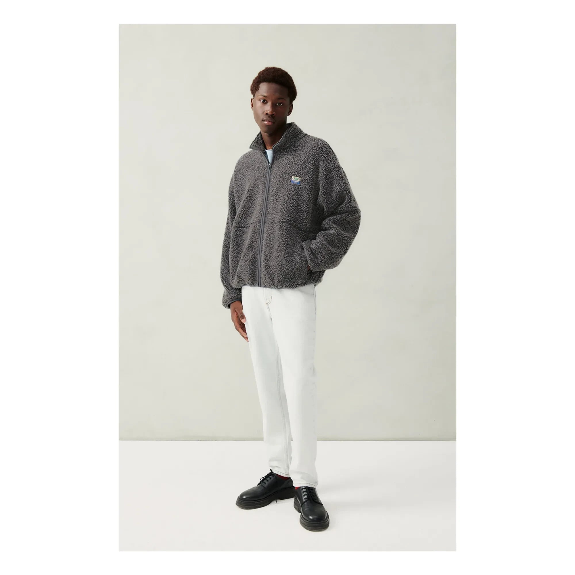 American Vintage - Chaqueta de fibras recicladas Hoktown | Gris antracita