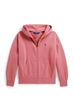 Sudadera con capucha de algodón con cremallera Polo Ralph Lauren para niños