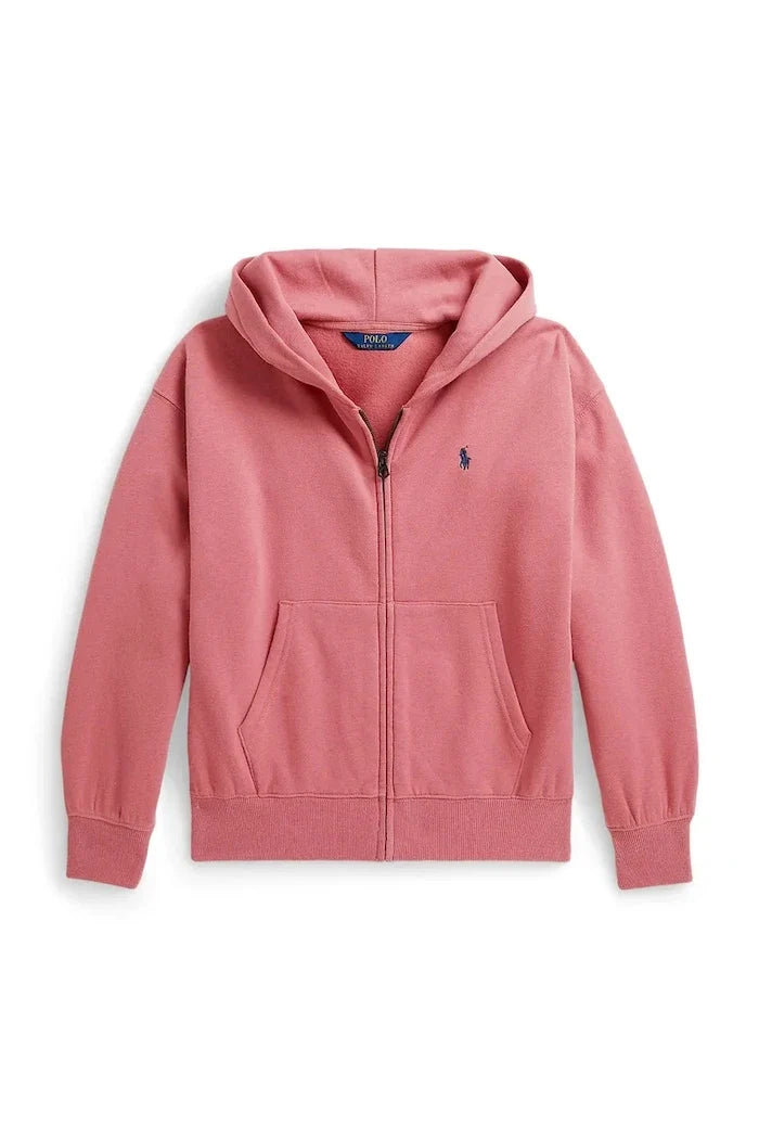 Sudadera con capucha de algodón con cremallera Polo Ralph Lauren para niños