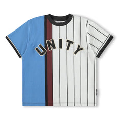 Molo - Camiseta de algodón orgánico con rayas Rodney Unity | Azul