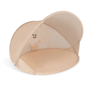Konges Sløjd - Beige | Tienda de playa desplegable de puntos azul marino